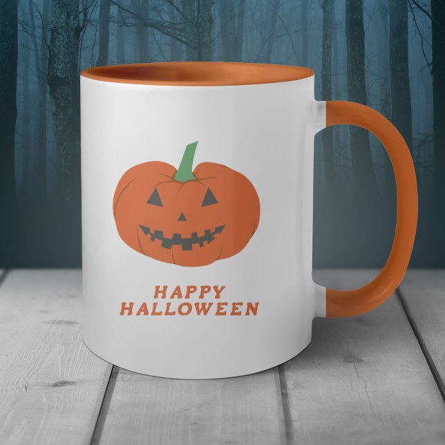 Taza Calabaza Halloween Jack O Lantern Mug (Halloween Pumpkin Jack O Lantern Mug)