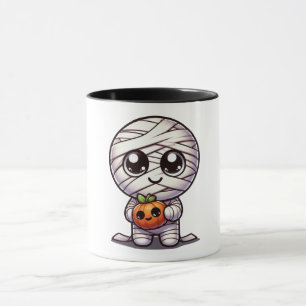 Taza Calabaza/momia de Halloween