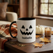 Calabaza Personalizada de Halloween Cara de Jack O