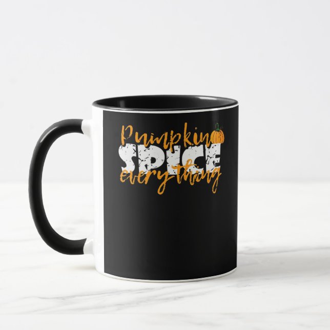 Taza Calabaza Spice Everything Halloween Funny (Izquierda)
