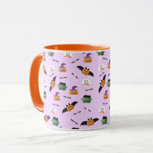Taza Calabaza Trick O Trek Jack O Lantern Purple