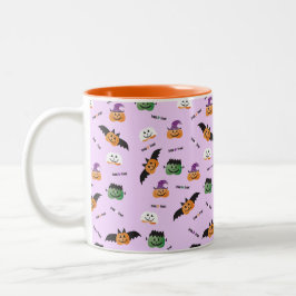 Taza Calabaza Trick O Trek Jack O Lantern Purple