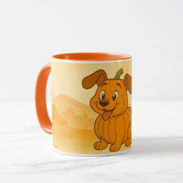 Taza Calabaza y perro