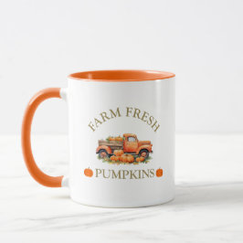 Taza Calabazas acuáticas frescas de cultivo otoño