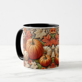 Taza Calabazas de Cerámica para Café de la Temporada de