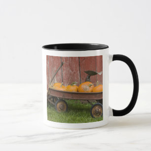 Taza Calabazas en viejo carro