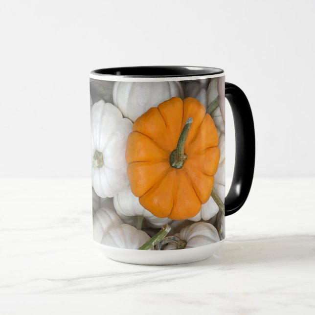 Taza Calabazas fantasma con un naranja furtivo uno (Anverso derecho)