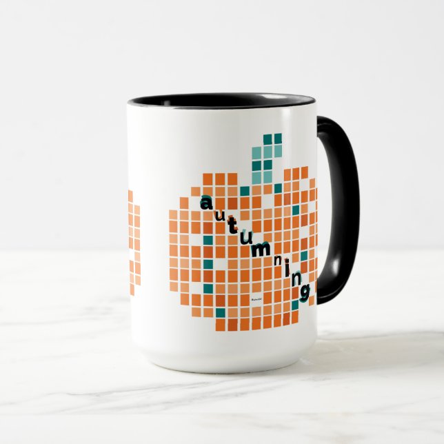 Taza Calabazas perfectas = otoño (Anverso derecho)