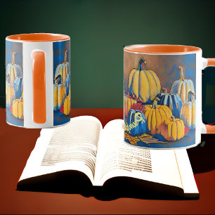 Taza Calabazas Por Favor Caer Colores Hogar Acento Fies