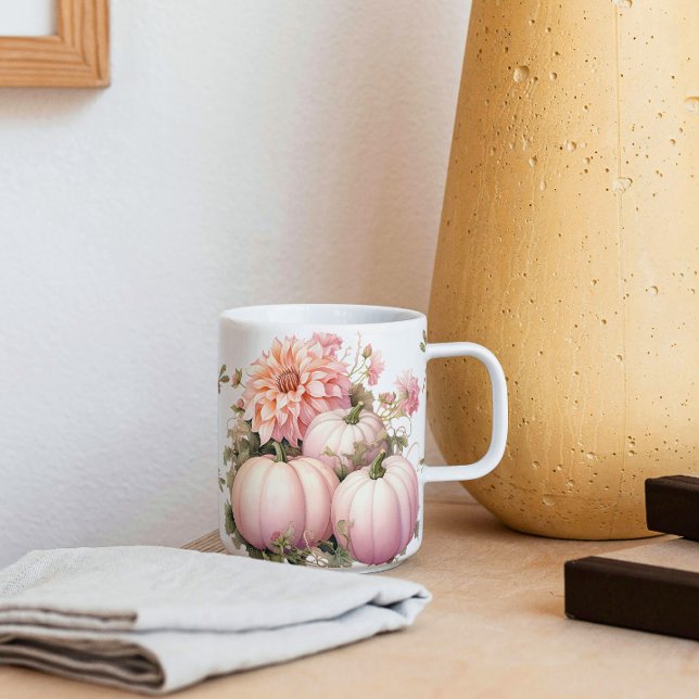 Taza Calabazas rosadas y libagonflies (Subido por el creador)