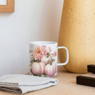 Taza Calabazas rosadas y libagonflies