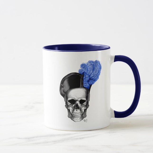 Taza Calavera con Gorra azul (Derecha)