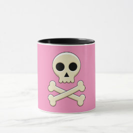 Taza Calavera con huesos