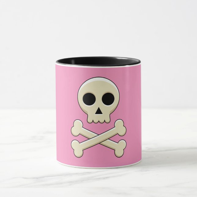 Taza Calavera con huesos (Centro)