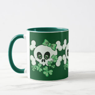 Taza Calavera cutánea con rocas de champú
