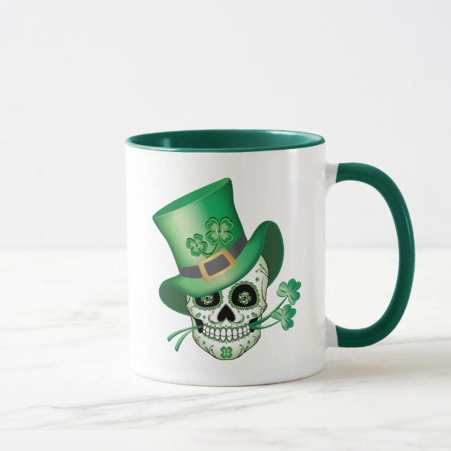 Taza Calavera de azúcar irlandesa (Derecha)