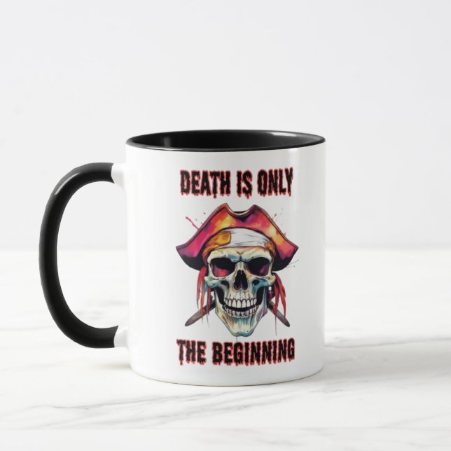 Taza Calavera de Guerrero de Vengancia: Día de los Muer (Izquierda)