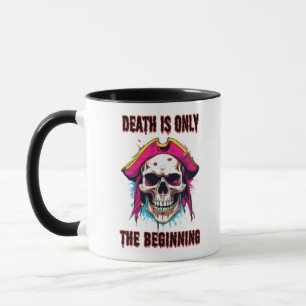 Taza Calavera de Guerrero de Vengancia: Día de los Muer