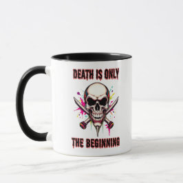Taza Calavera de Guerrero de Vengancia: Día de los Muer