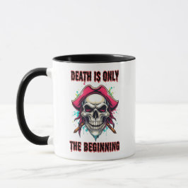 Taza Calavera de Guerrero de Vengancia: Día de los Muer