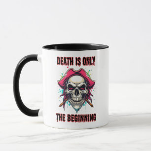 Taza Calavera de Guerrero de Vengancia: Día de los Muer
