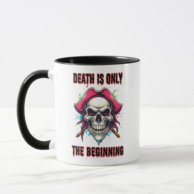 Taza Calavera de Guerrero de Vengancia: Día de los Muer (Izquierda)