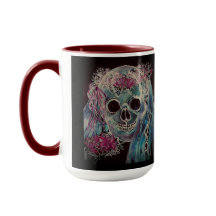 Calavera Novia Mug 15 oz.