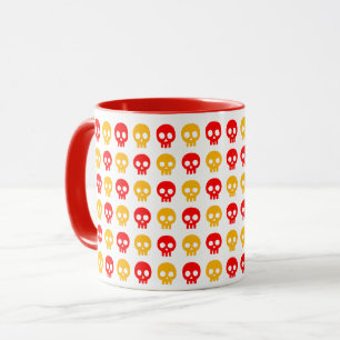 Taza Calavera Vibrante Pop