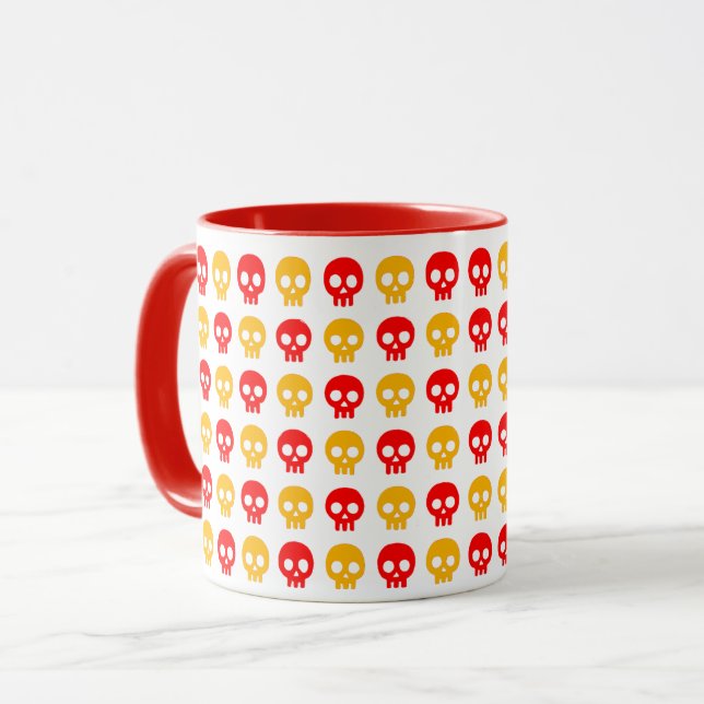 Taza Calavera Vibrante Pop (Anverso izquierdo)