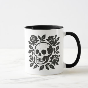 Taza Calavera y Rosas