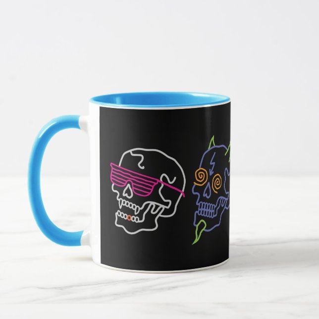 Taza Calaveras de neón (Izquierda)