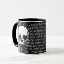 Taza Calaveras y poesía