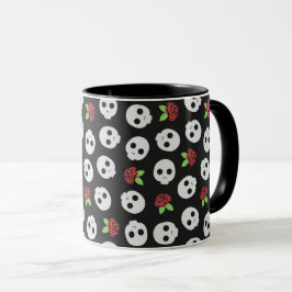 Taza Calaveras y Rosas