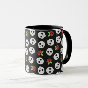Taza Calaveras y Rosas