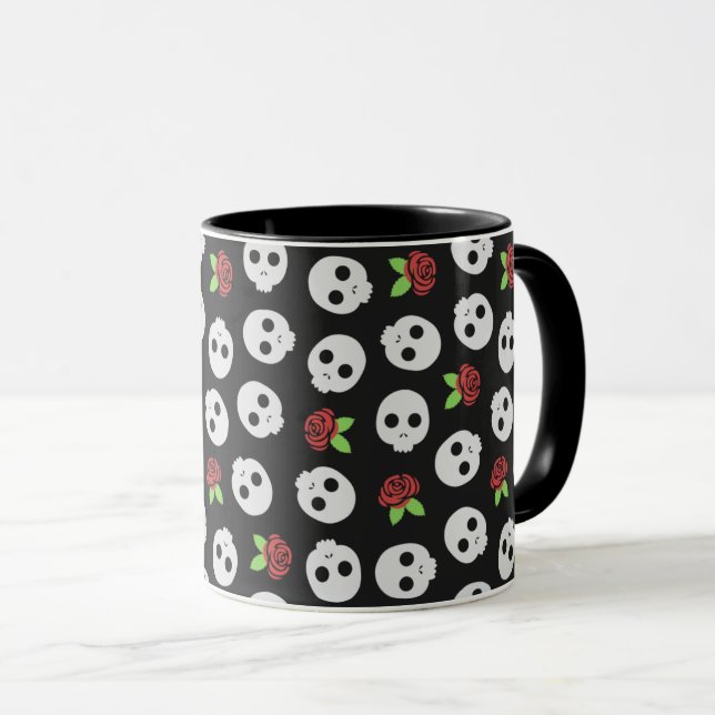 Taza Calaveras y Rosas (Anverso derecho)