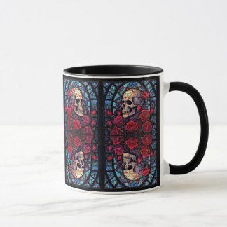 Taza Calaveras y Rosas con espejos V2 Coffee Mug