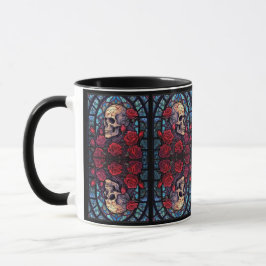 Taza Calaveras y Rosas con espejos V2 Coffee Mug