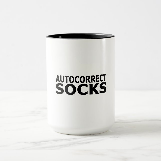 Taza Calcetines de Autocorrección (Centro)