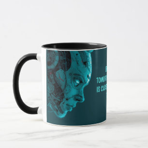 Taza Calcetines de tripulación de cabeza robótica CIBOR