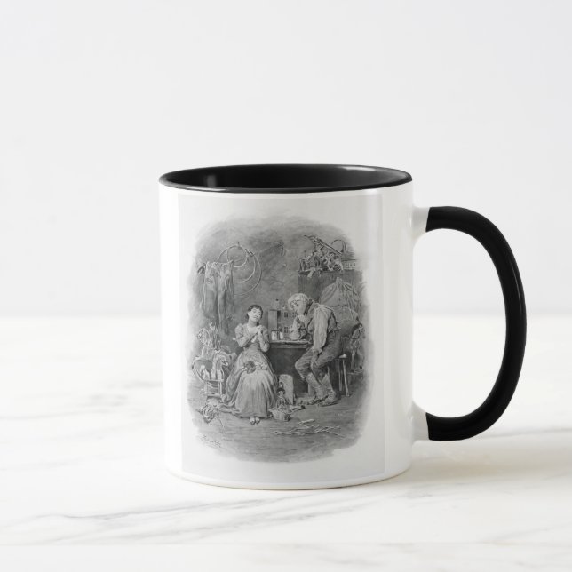 Taza Caleb Plummer y su hija ciega, de 'Charle (Derecha)