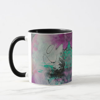 Taza Caleidoscopio Espejo Abstracto