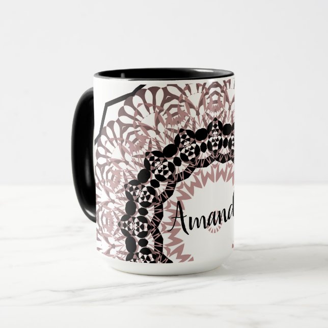 Taza Caleidoscopio, mandala (Anverso izquierdo)