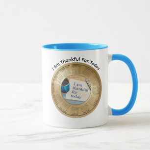 Taza Calendario 2026 Estoy Agradecido Por Hoy Café