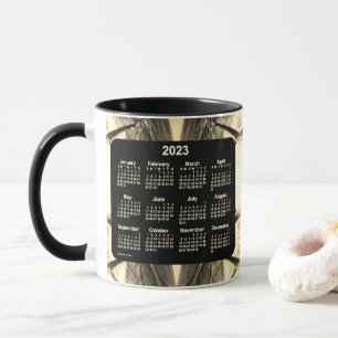 Taza Calendario artístico Sepia Neon 2023 de Janz Mug