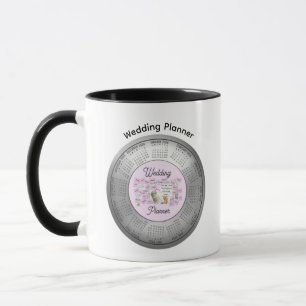 Taza Calendario de bodas 2026 Café Tea Mug