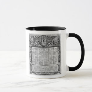 Taza Calendario republicano, el 22 de septiembre de