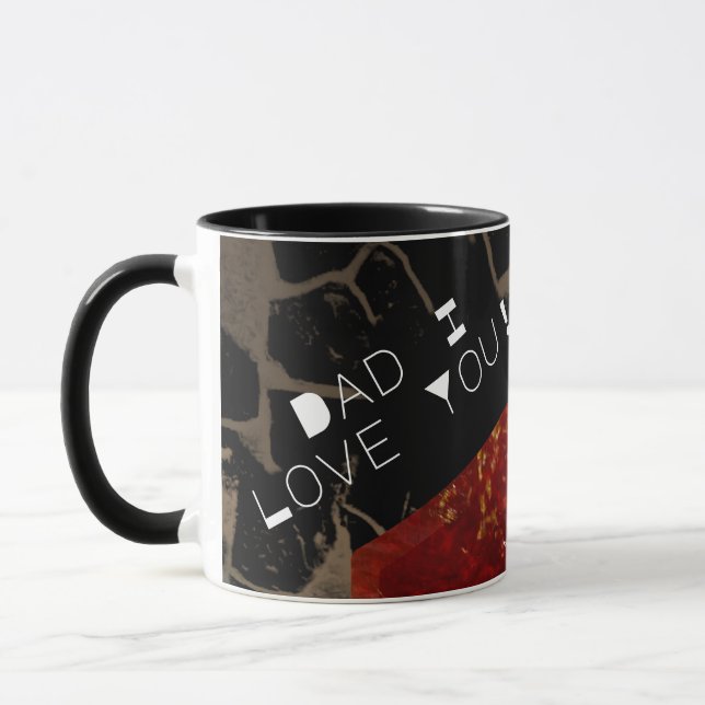 Taza Calentamiento global - Casa en llamas - Día del pa (Izquierda)