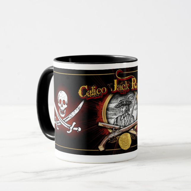 Taza Calico Jack Rackham Pirate Coffee Mug (Anverso izquierdo)