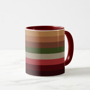 Taza Cálido Autumn Stripes Coffee Mug
