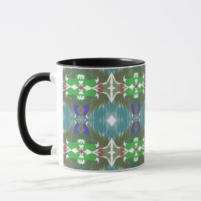 Taza Calidoscopio de Marea Esmeralda (Izquierda)